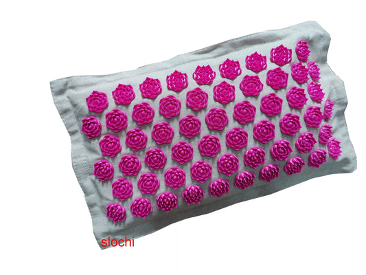 Nature Linen Coconut Palm Massage Yoga Mat 74*44Cm Acupuntura Acupresion Massage Accupressure Acupuncture Spike Cushion