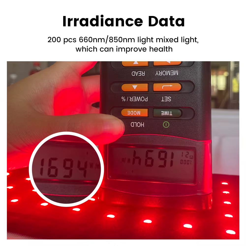 Red Light Therapy Feet Wrap 660Nm 850Nm Foot Red Light Therapy