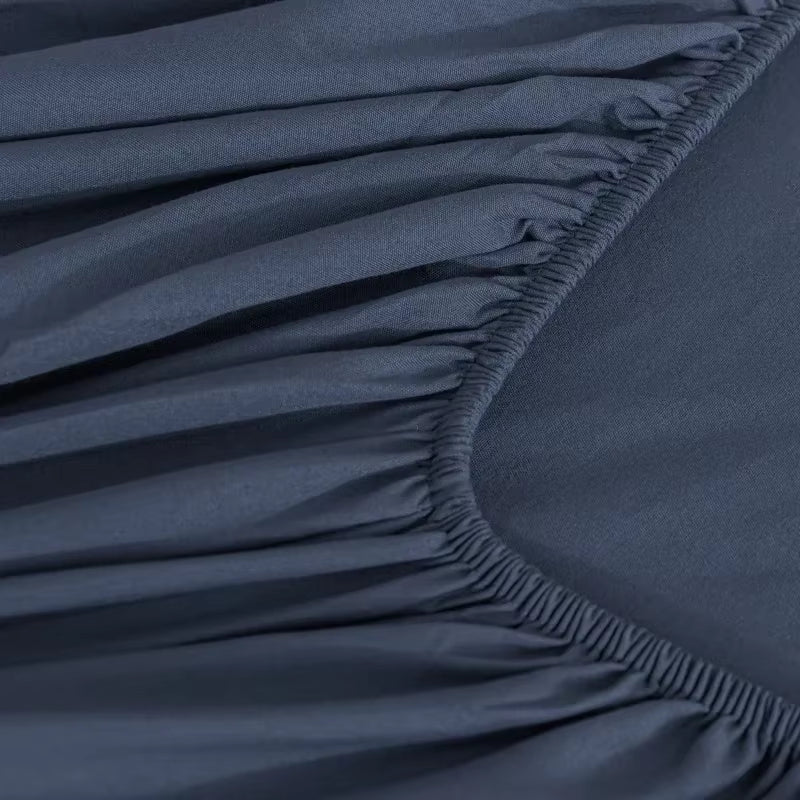 2 People Luxury Double Bed Bed Sheet Elastic Fitted Sheet Mattress Cover Couple Bed Linen 150/180X200 Bedding Queen King Size