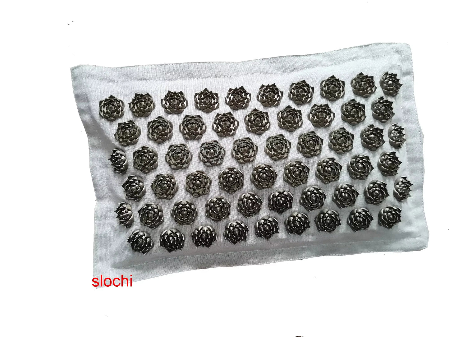 Nature Linen Coconut Palm Massage Yoga Mat 74*44Cm Acupuntura Acupresion Massage Accupressure Acupuncture Spike Cushion