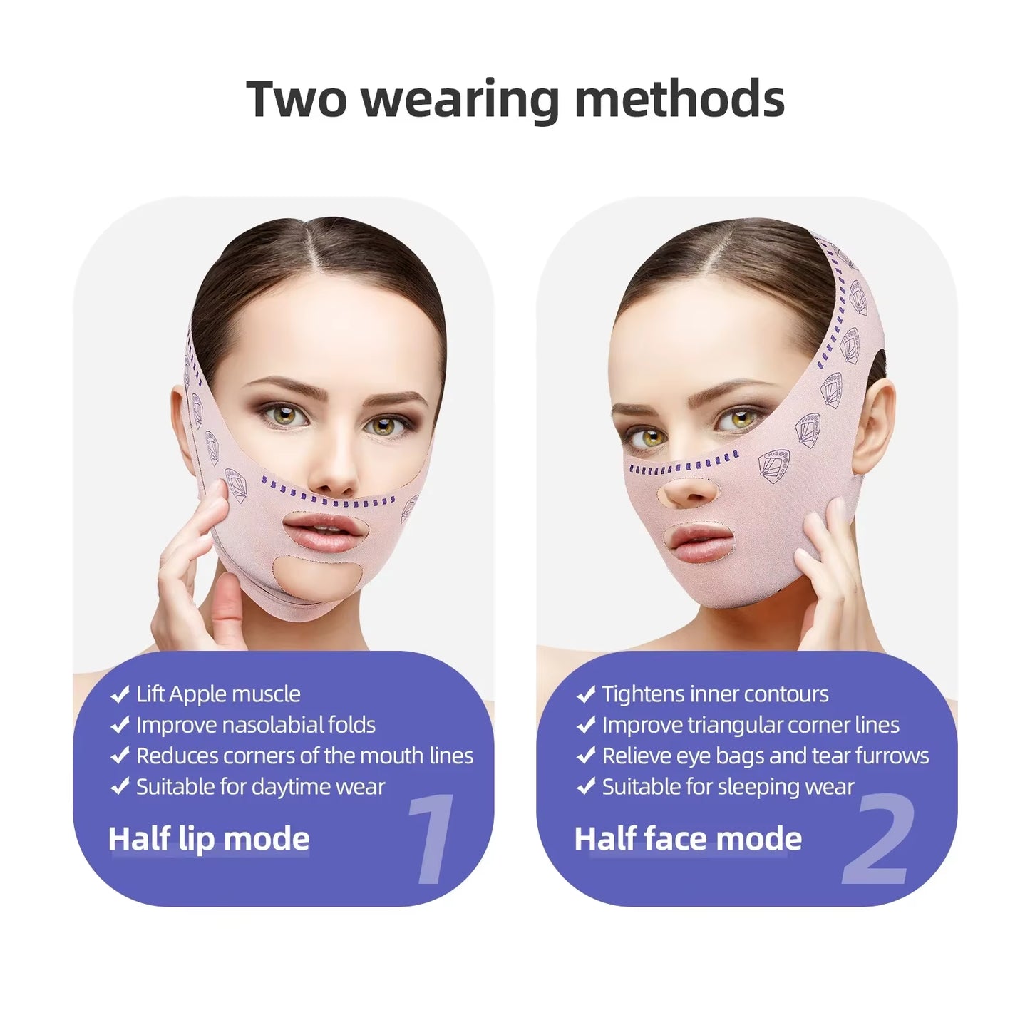 Face Slimming Bandage Women Face Lifting V Line Shaper Chin Cheek Lift up Belt anti Wrinkle Strap Facial Beauty Skin Care Tools
