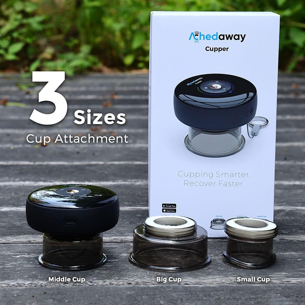 Cupper - All New Cupping Therapy Set - Smart Electric Cupping Massager with Red Light Therapy