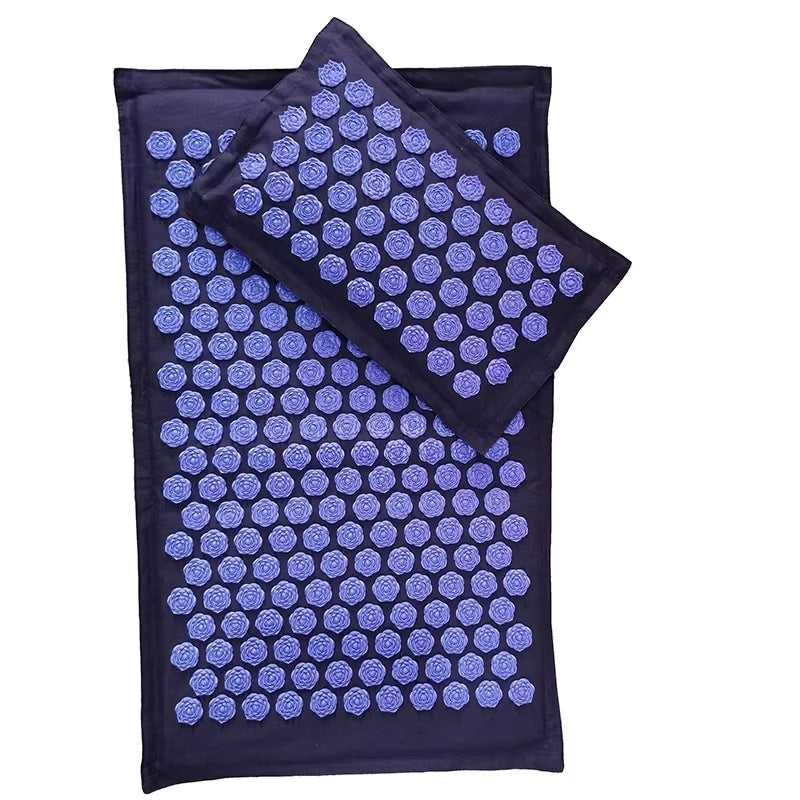 Nature Linen Coconut Palm Massage Yoga Mat 74*44Cm Acupuntura Acupresion Massage Accupressure Acupuncture Spike Cushion