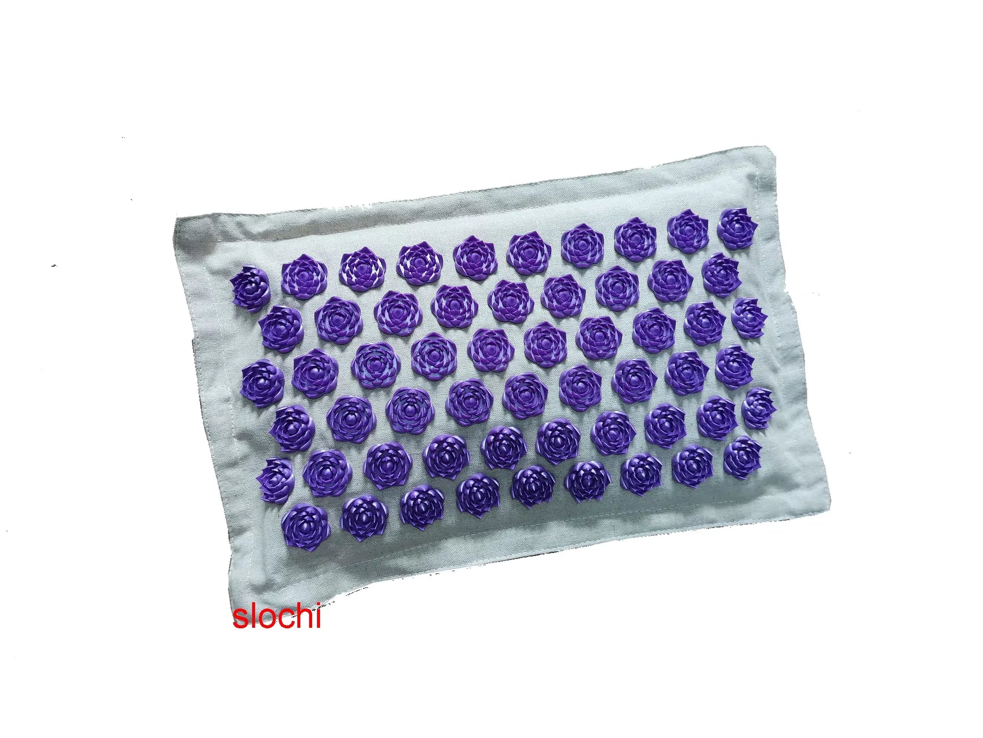 Nature Linen Coconut Palm Massage Yoga Mat 74*44Cm Acupuntura Acupresion Massage Accupressure Acupuncture Spike Cushion