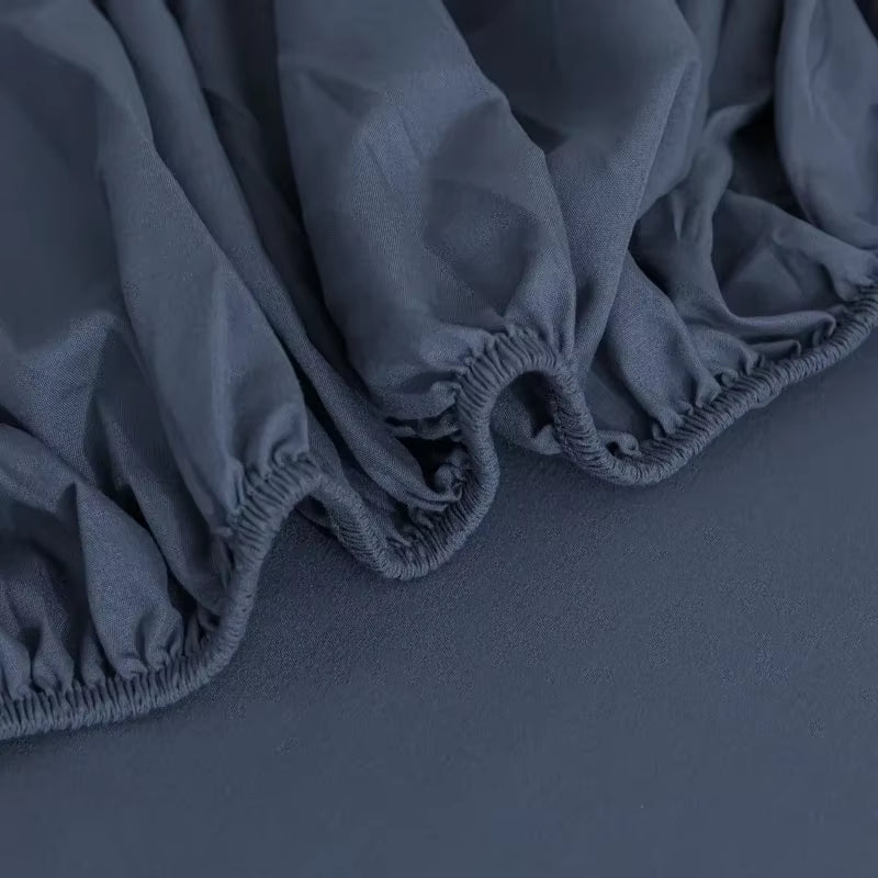 2 People Luxury Double Bed Bed Sheet Elastic Fitted Sheet Mattress Cover Couple Bed Linen 150/180X200 Bedding Queen King Size