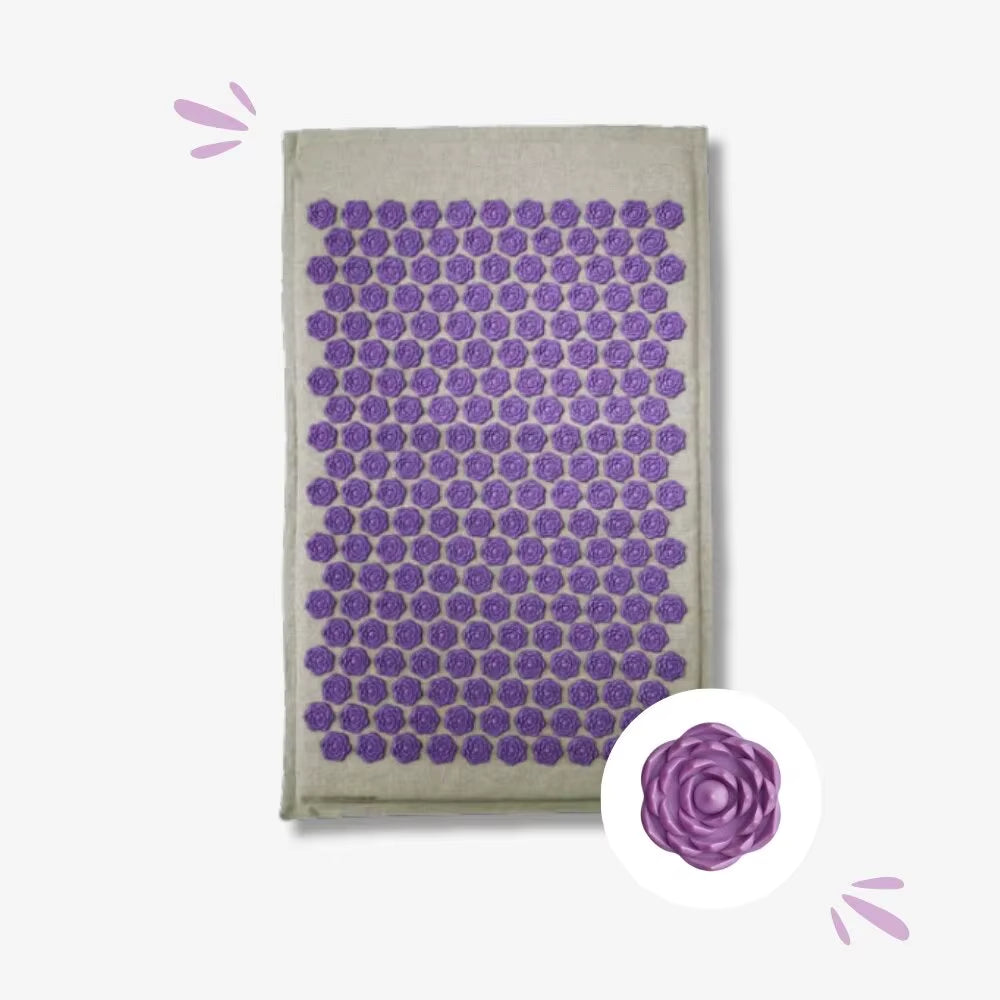 Nature Linen Coconut Palm Massage Yoga Mat 74*44Cm Acupuntura Acupresion Massage Accupressure Acupuncture Spike Cushion