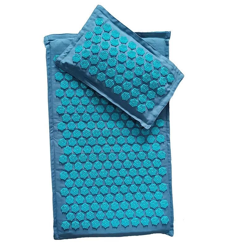 Nature Linen Coconut Palm Massage Yoga Mat 74*44Cm Acupuntura Acupresion Massage Accupressure Acupuncture Spike Cushion