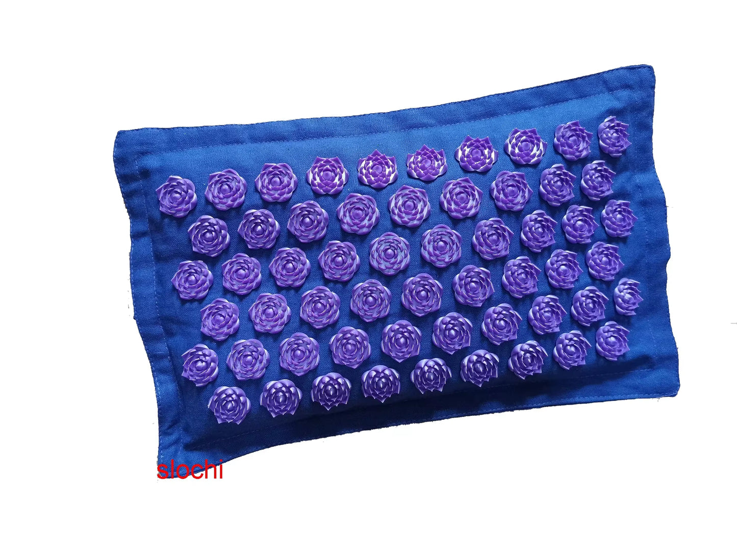 Nature Linen Coconut Palm Massage Yoga Mat 74*44Cm Acupuntura Acupresion Massage Accupressure Acupuncture Spike Cushion