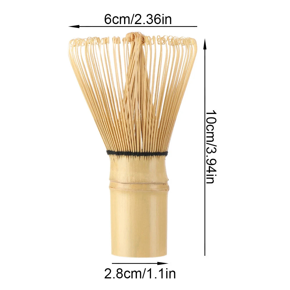 Bamboo Matcha Whisk Green Tea Powder Brush Grinder Matcha Tea Chasen Mixer Stirrer Reusable Tea Whisk Teaware Tea Tools