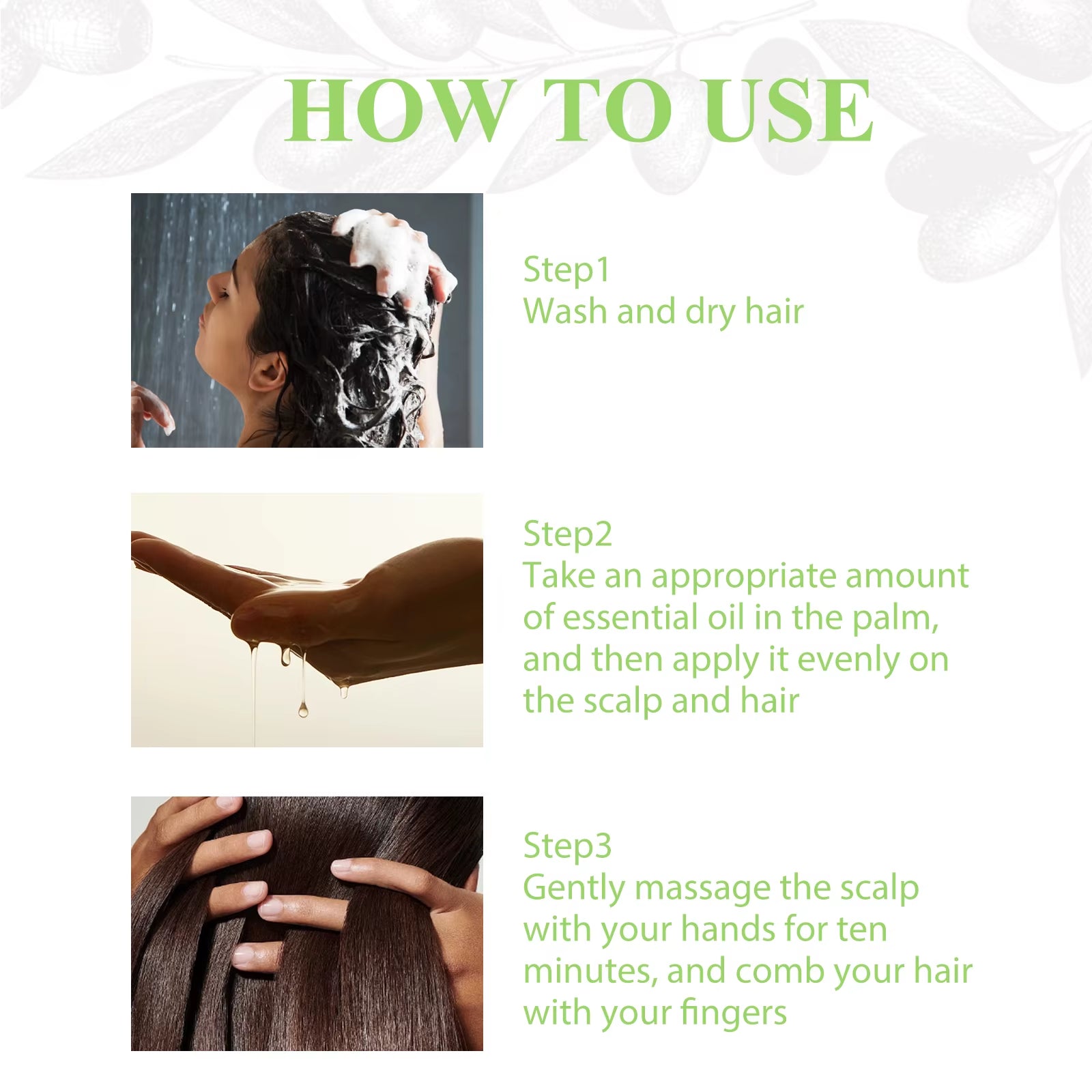 100Ml  Rosemary Hair Care Essential Oil Prevent Frizzy Hair Smooth Fragrant Repair Perm Dye Hair Care Essential Oils