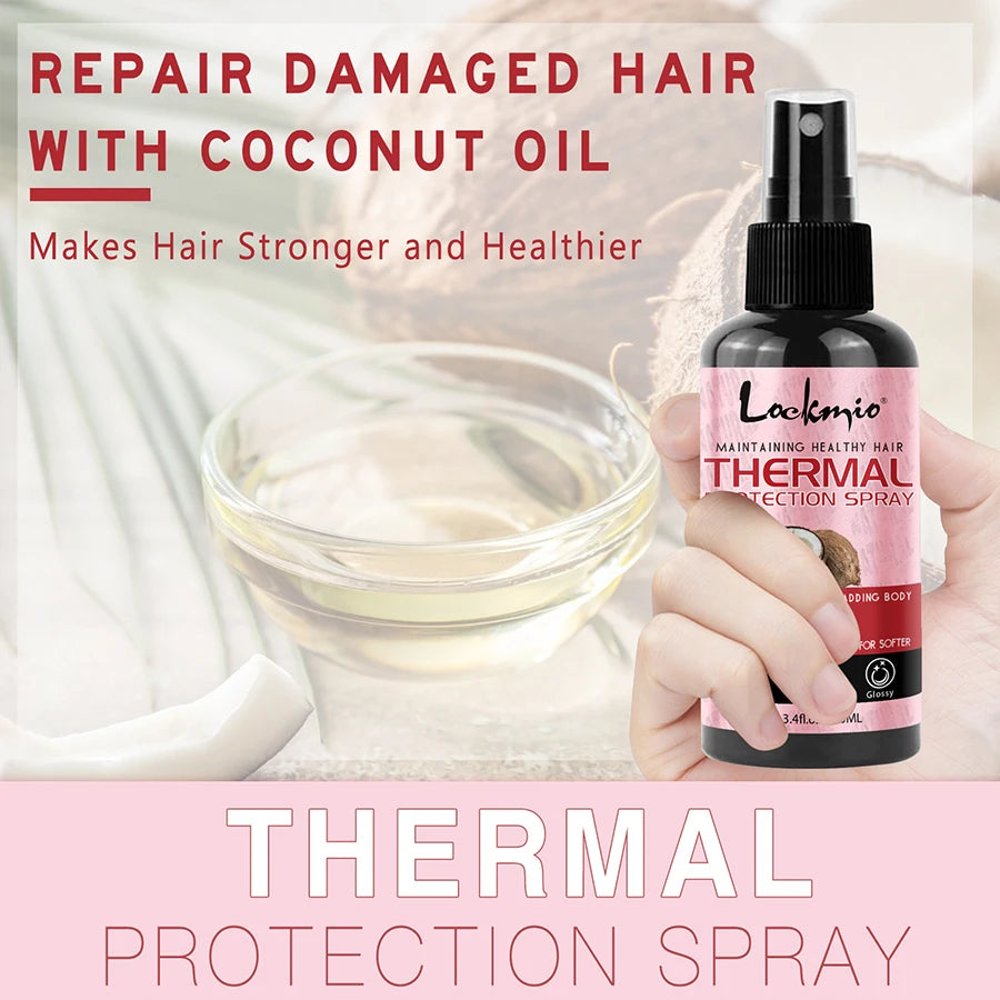 Thermal Protection Spray for Hair Heat Protector Serum Protect Hair from UV Damaged Moisturizing Hair-Care Conditioner for Women