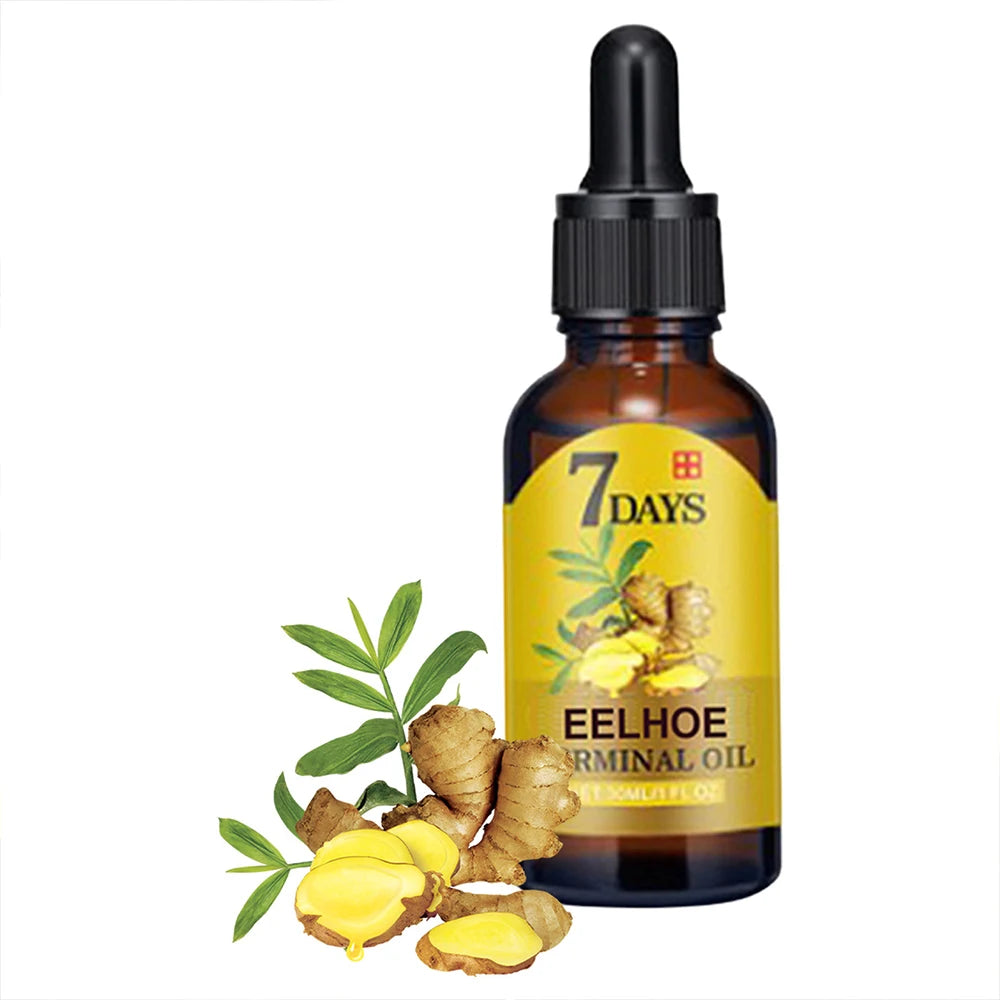 Hair Growth Serum Fast Growing Hair Essential Oil Beauty Hair Care 10/20/40Ml Dense Regrowth Ginger Hair Promoting Regeneration