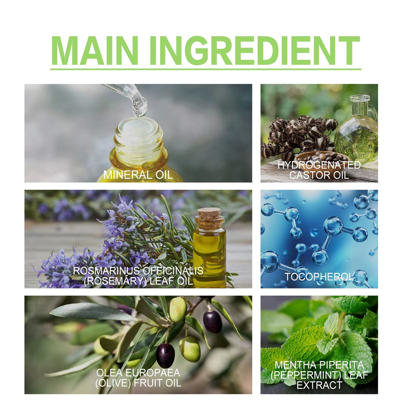 100Ml  Rosemary Hair Care Essential Oil Prevent Frizzy Hair Smooth Fragrant Repair Perm Dye Hair Care Essential Oils