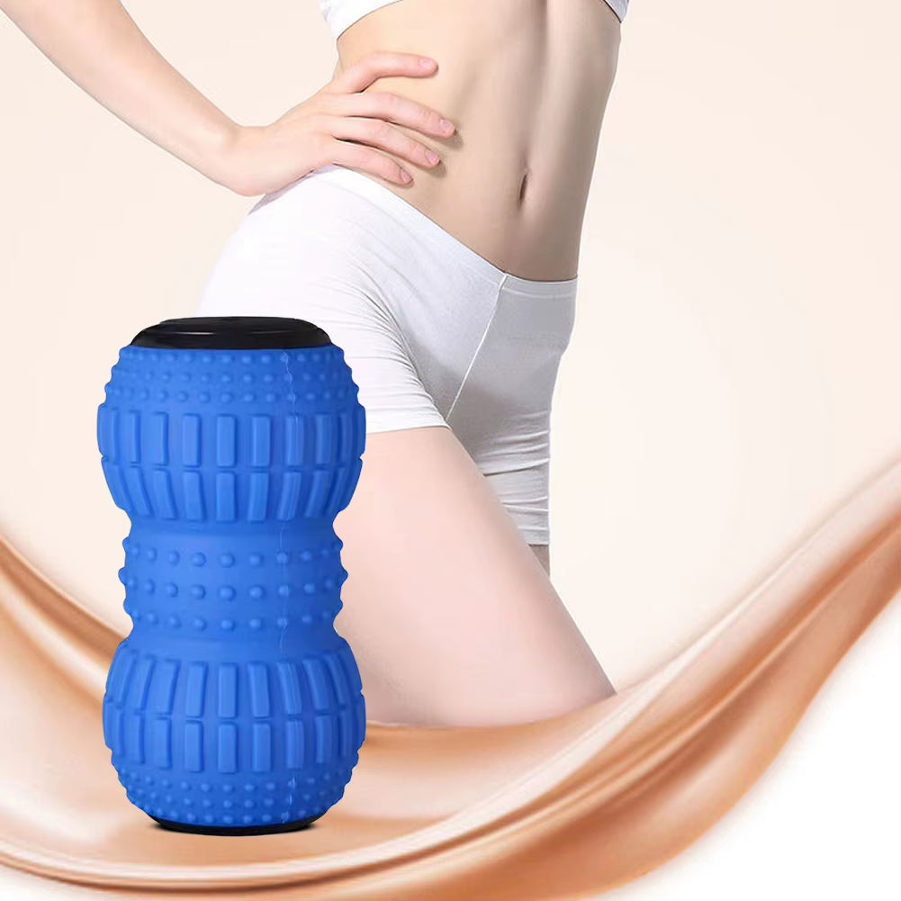 Electric Peanut Ball Ergonomic Massage Ball Rechargeable Yoga Fascia Ball 3 Speed for Myofascial Release & Muscle Recovery