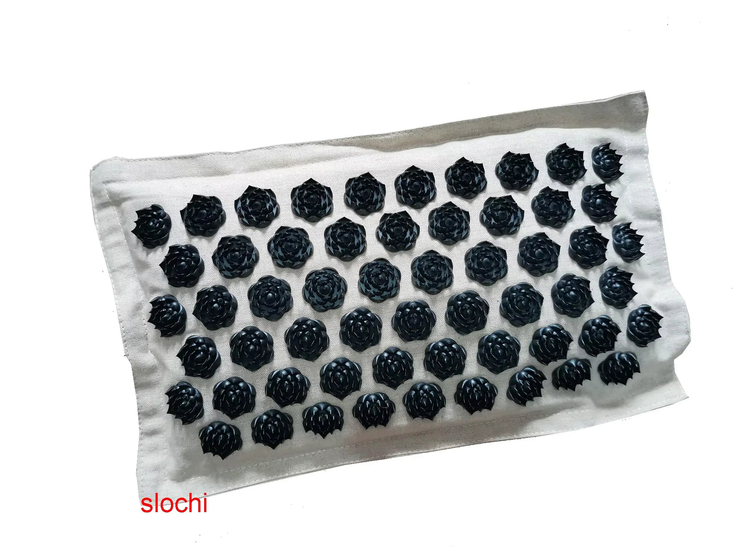 Nature Linen Coconut Palm Massage Yoga Mat 74*44Cm Acupuntura Acupresion Massage Accupressure Acupuncture Spike Cushion