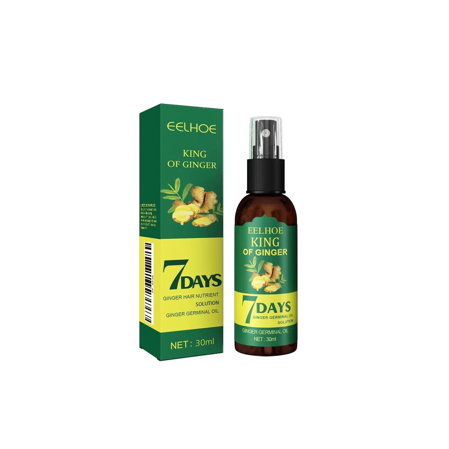Ginger Hair Care Spray Strengthening Hair Root Nourishing Scalp Promote Hair Growth Repair Hair Care Oil Spray