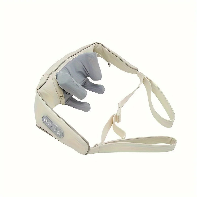 Electric Neck and Shoulder Massager Wireless Shoulder & Back Massage Pillow Trapezius Neck Cervical Back Massage Shawl Gifts