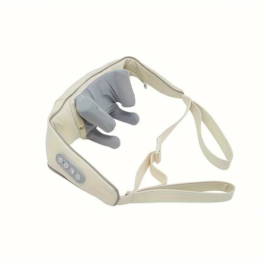 Electric Neck and Shoulder Massager Wireless Shoulder & Back Massage Pillow Trapezius Neck Cervical Back Massage Shawl Gifts
