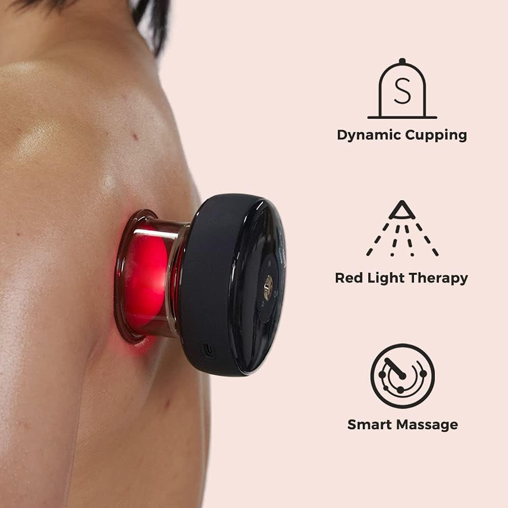Cupper - All New Cupping Therapy Set - Smart Electric Cupping Massager with Red Light Therapy