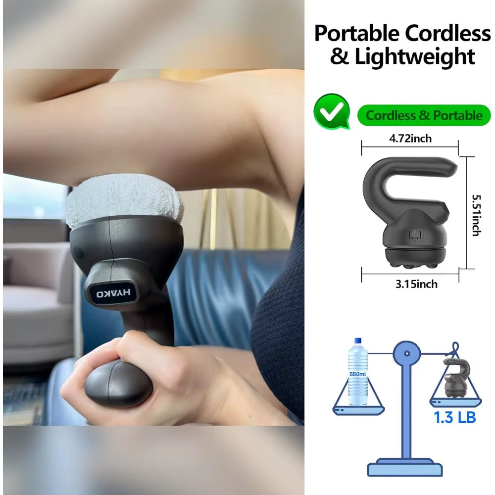 Handheld Professional Mini Orbital Buffer Relief Massager
